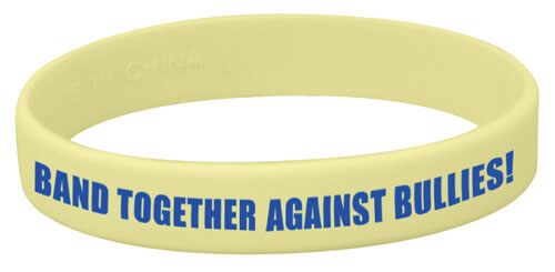 Band Together Against Bullies! Silicone Bracelet Band Together Against Bullies! Silicone Bracelet