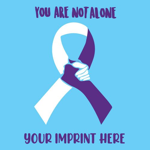 Suicide Prevention Banner (Customizable): You Are Not Alone Suicide Prevention Banner (Customizable): You Are Not Alone