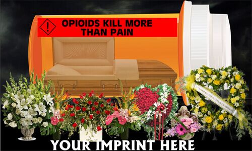 Drug Prevention Banner (Customizable): Opioids Kill More Than Pain Drug Prevention Banner (Customizable): Opioids Kill More Than Pain