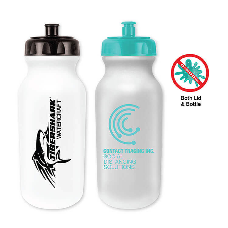 Antimicrobial Water Bottle (20 oz) w/ 1-Color Imprint Antimicrobial Water Bottle (20 oz) w/ 1-Color Imprint