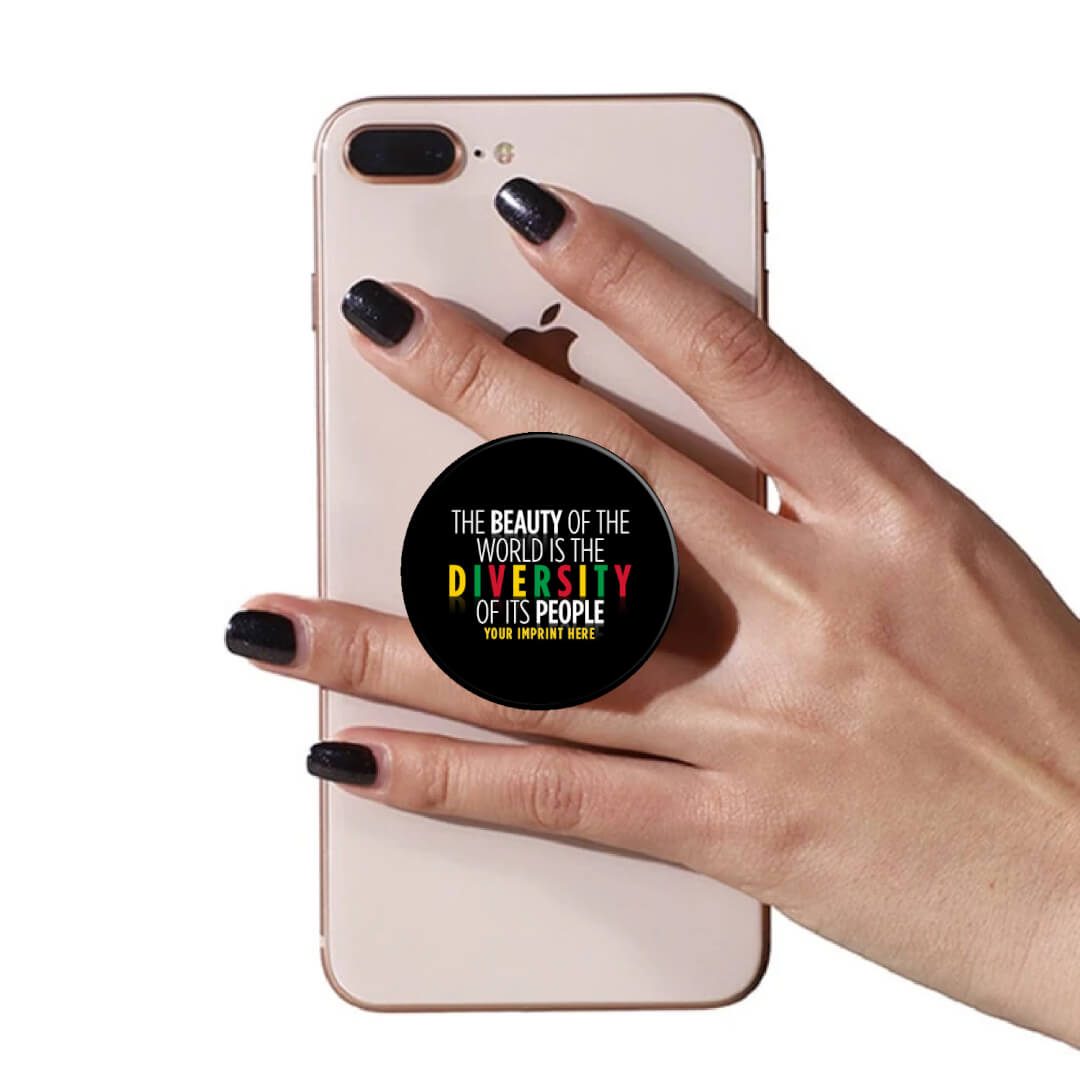 Black History Month PopUp Phone Gripper (Customizable): The Beauty Of The World Is The Diversity Of Its People Black History Month PopUp Phone Gripper (Customizable): The Beauty Of The World Is The Diversity Of Its People