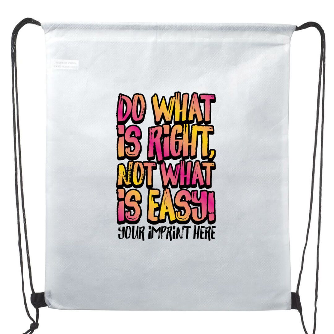 Kindness Backpack: Do What is Right Not What is Easy-Customizable Kindness Backpack: Do What is Right Not What is Easy-Customizable