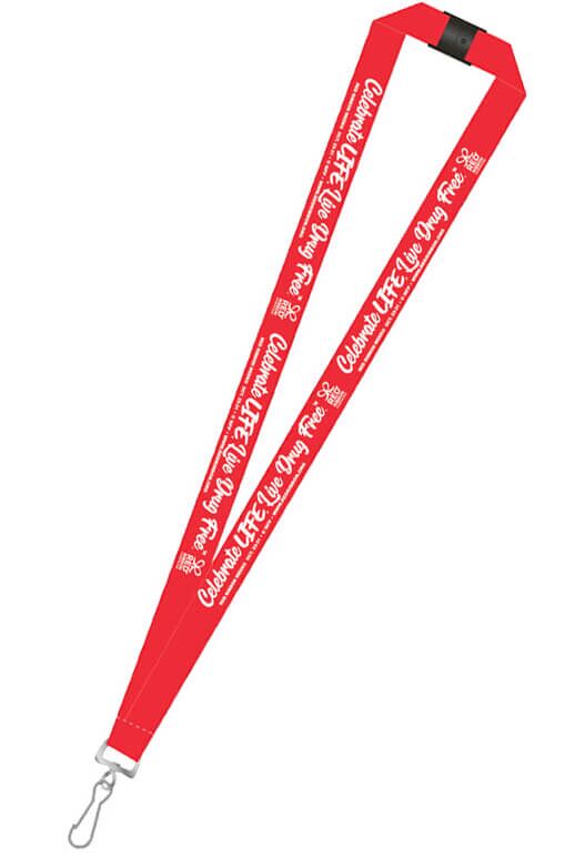 Red Ribbon Week Lanyard Red Ribbon Week Lanyard