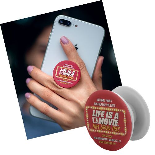 Red Ribbon Week Popsocket Phone Case Accessory Red Ribbon Week Popsocket Phone Case Accessory