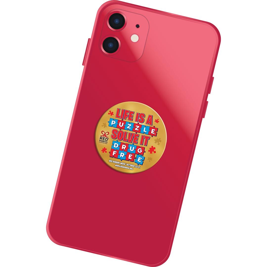 Red Ribbon Week Popsocket Phone Case Accessory Red Ribbon Week Popsocket Phone Case Accessory