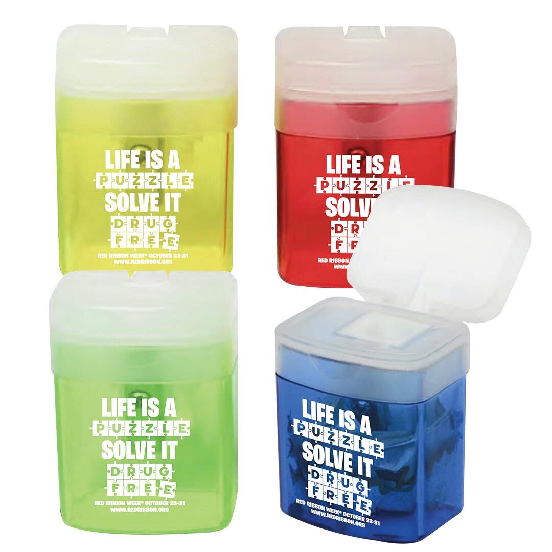 Red Ribbon Week Pencil Sharpeners Red Ribbon Week Pencil Sharpeners