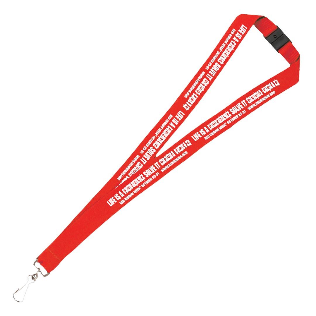Red Ribbon Week Lanyard Red Ribbon Week Lanyard