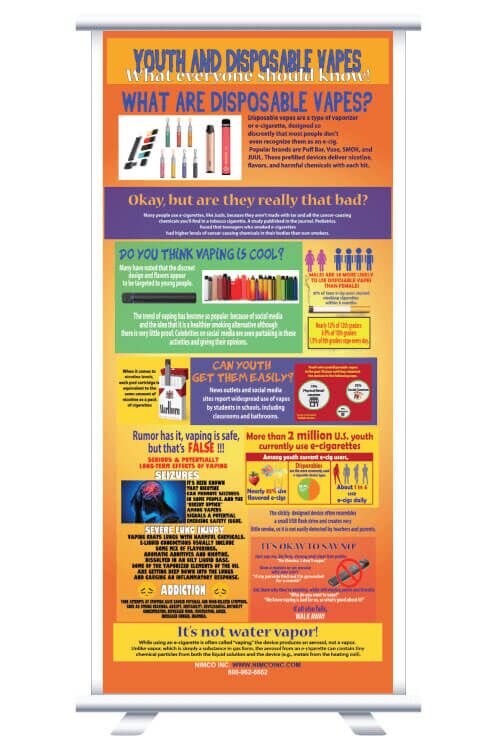 Youth and Disposable Vapes Table Top Retractable Banner (15.75″ x 32.125″) Youth and Disposable Vapes Table Top Retractable Banner (15.75″ x 32.125″)