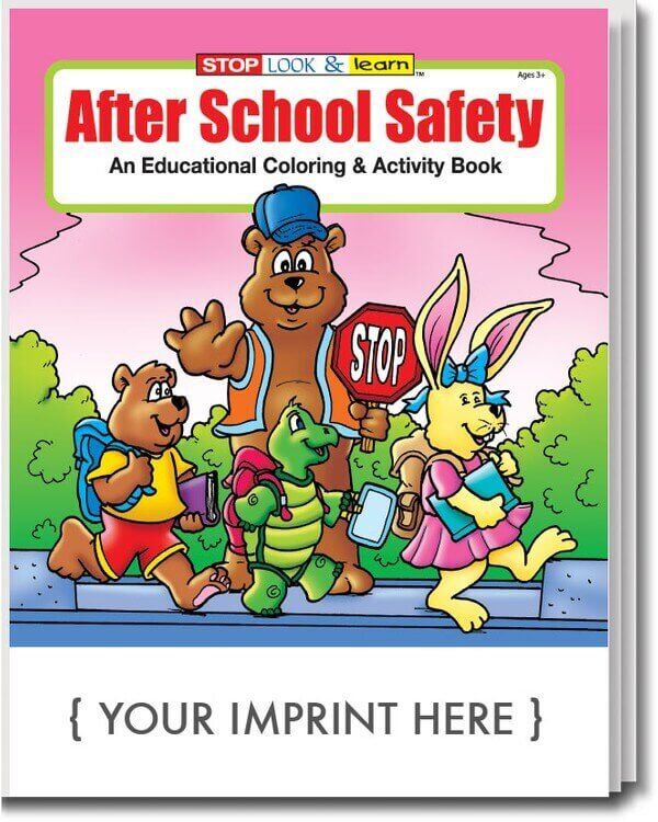 After School Safety Coloring And Activity Book – Customizable After School Safety Coloring And Activity Book – Customizable