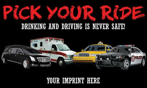 Drinking and Driving Banner (Customizable): Pick Your Ride Drinking and Driving Banner (Customizable): Pick Your Ride