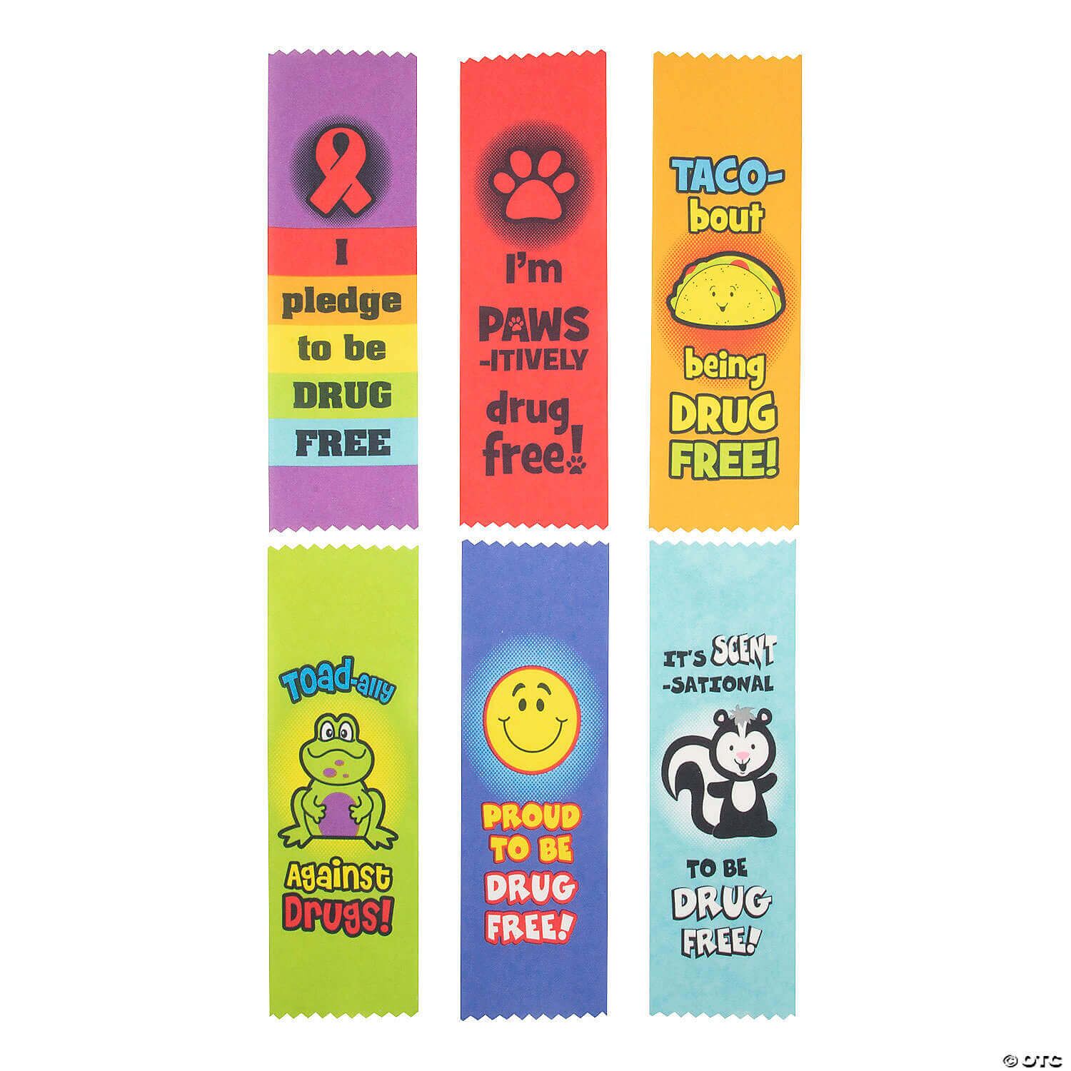 Red Ribbon Week Award Ribbons – Set of 12 Red Ribbon Week Award Ribbons – Set of 12
