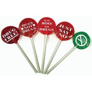 Drug Prevention Suckers (packages in sets of 250)