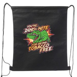 Tobacco Prevention Backpack (Customizable): You’re Dino-Mite For Being Tobacco Free
